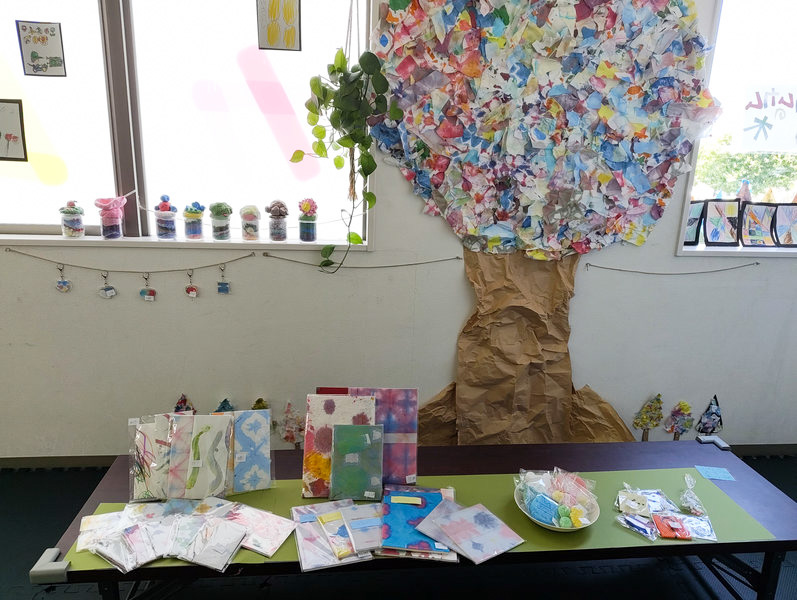 子どもたちが作った販売作品